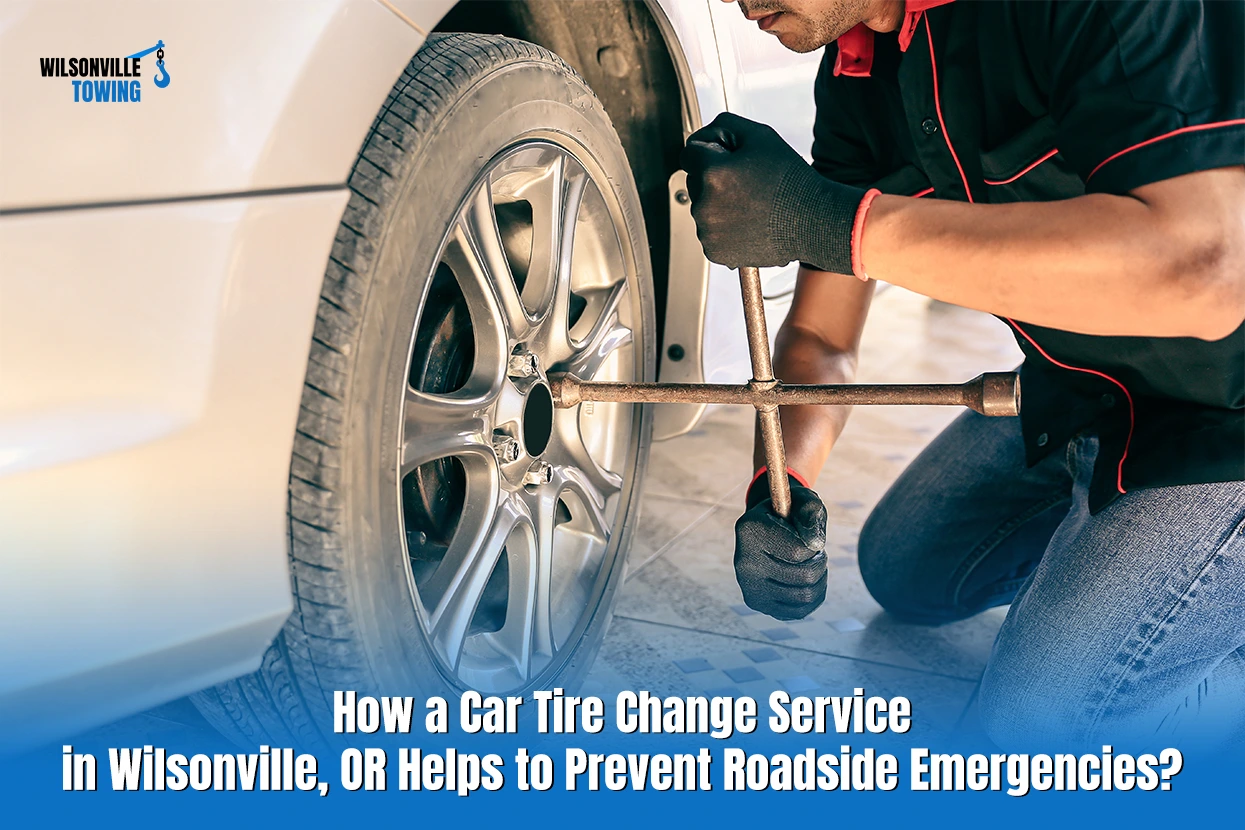 Car Tire Change Service in Wilsonville
